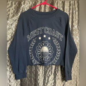 Cropped long sleeve t shirt